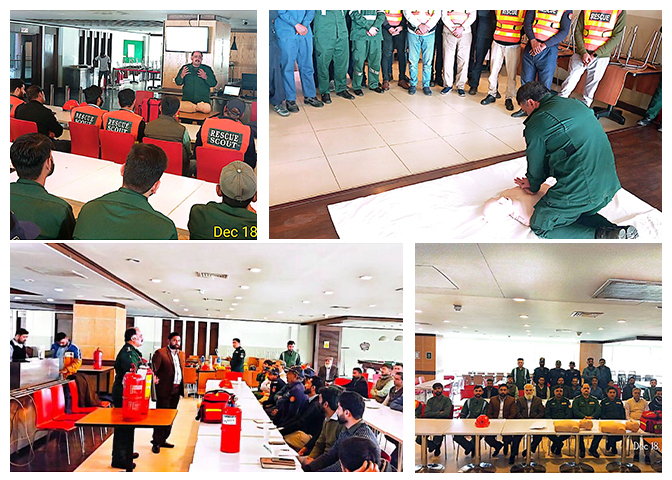 Rescue 1122 Emergency Response Training Session at Raaziq